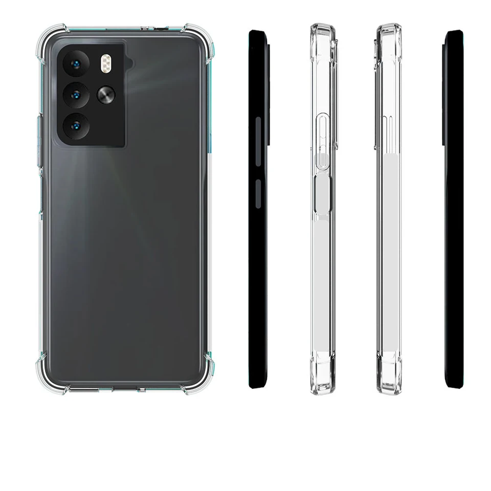 XINYEXIN Cover per Samsung Galaxy S23 Ultra 5G, Custodia Trasparente Antiurto 360 Gradi, Protezione Schermo Integrata, TPU Bumper Full Body Case Cover per Samsung S23 Ultra 5G - Cristallo