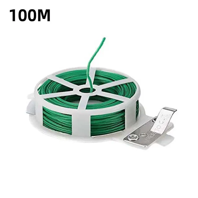 100 M/30 M Hengeres Huzalkötegek Kertészeti Hegymászó Szőlő Rögzített Kötelek Virágnövény Tartó Heveder Zöld Kert Kábelkonzolok Kapcsolatok - Image 5