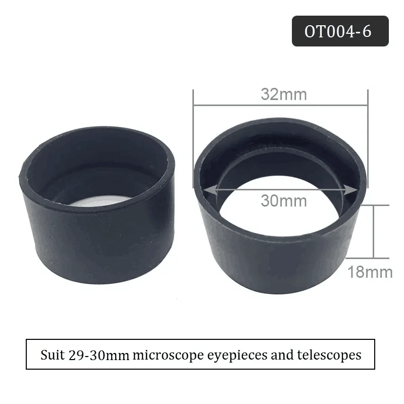Eye protector cups Eyepiece Eye Cups Caps One Pair Rubber Binoculars Eye Guards Stereo Microscope Parts Telescopes Eyecups Inner Diameter 29-36 mm