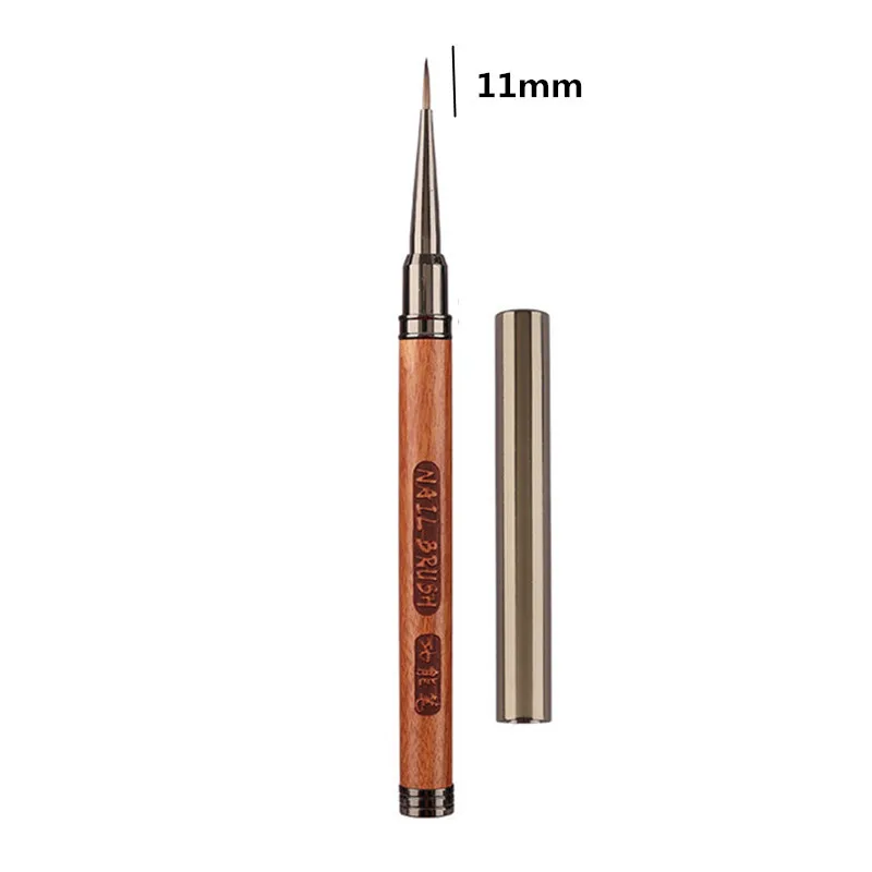 12Style Different Colored Handle Nail Acrylic Brush Liquid Powder DIY Nail Drawing Nail Art Bruses 4
