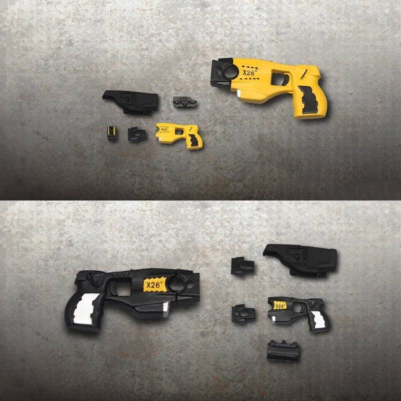 X26 テーザー ZYTOYS X26 Taser Black 1/6 Pistol Assembled Model Fit 12