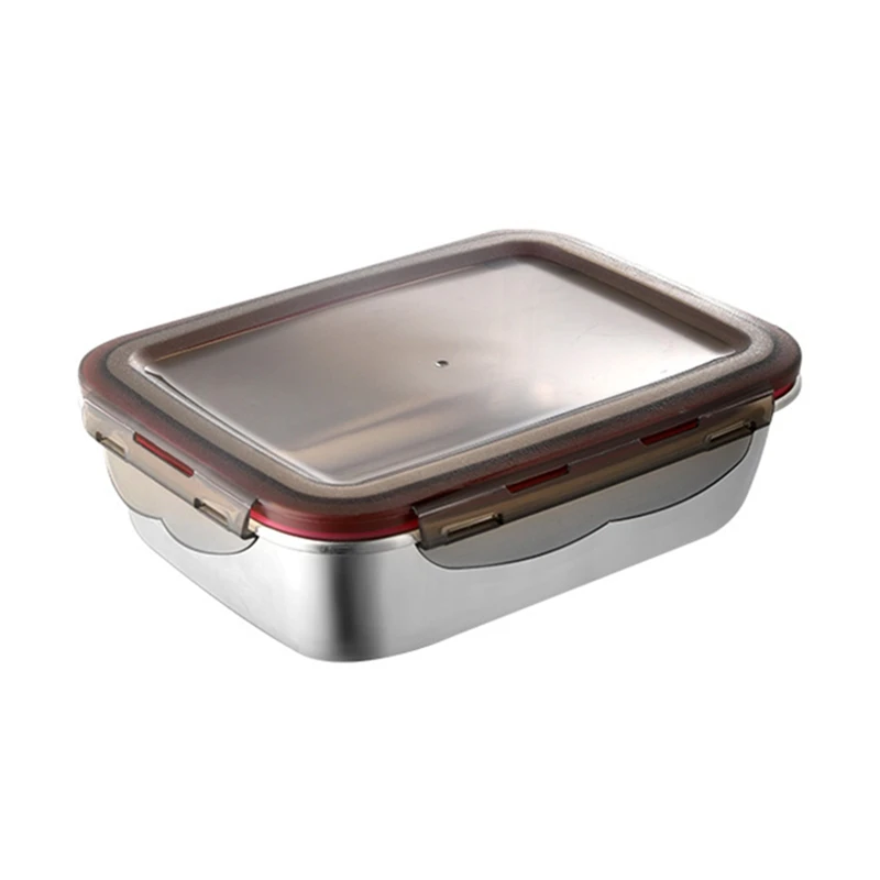 

220Ml Stainless Steel Lunch Box Sealed Food Fresh-Keeping Boxes Office Bento Container Lunch Container