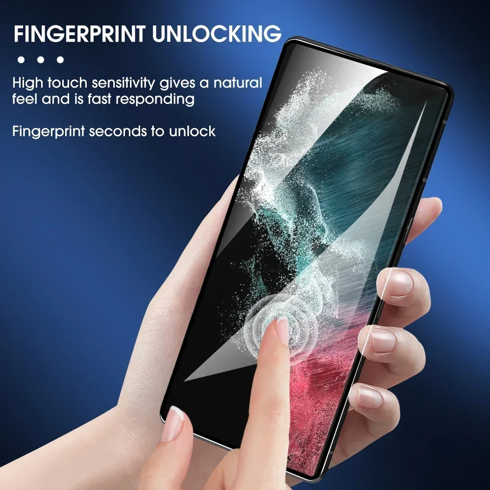 Fingerprint Unlock Tempered Glass Screen Protector - Enhanced Protective Film
