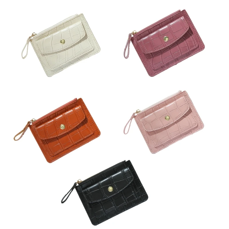 

Functional Card Wallet with Zipper Compartment Designed for Easy Access to Your Cards and Cash