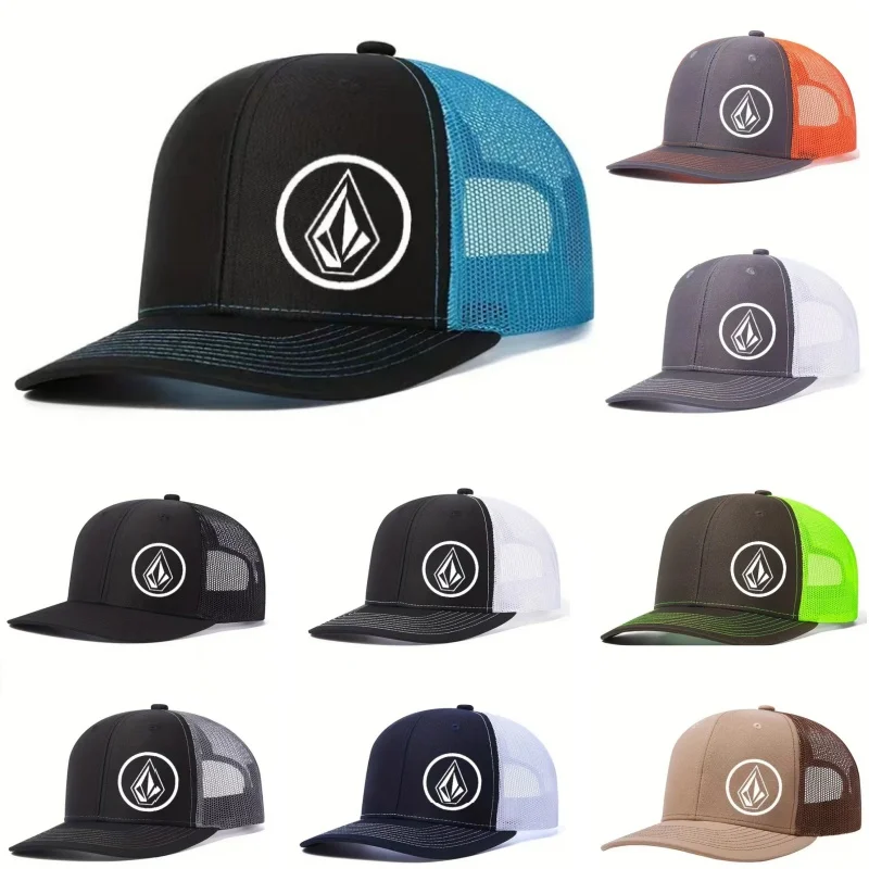 Heißer Verkauf Unisex Kappe Leichte Gebogene Krempe Stil Trucker Hut Männer & Frauen Casual Outdoor Atmungsaktive Sommer Kappe