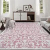 Living Room Carpet Retro Floral Large Area Bedroom Plush Rug Luxury High-grade Fluffy Sofa Coffee Table Floor Mat Ковер Tapis 러그 2