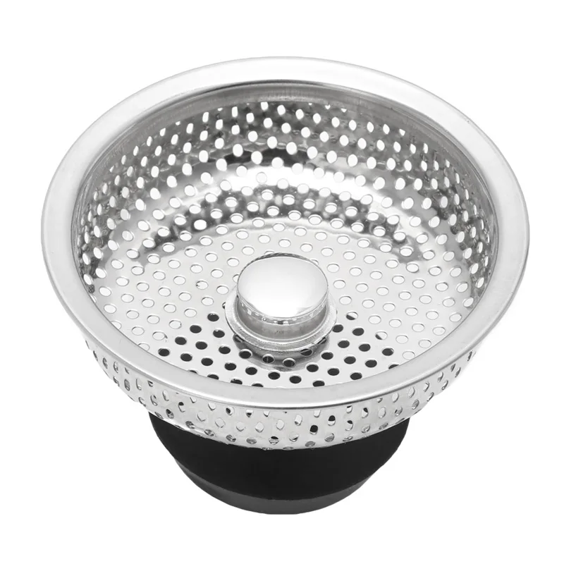 Mesh Kitchen Stainless Steel Sink Strainer Disposer Plug Drain Stopper Filter 4