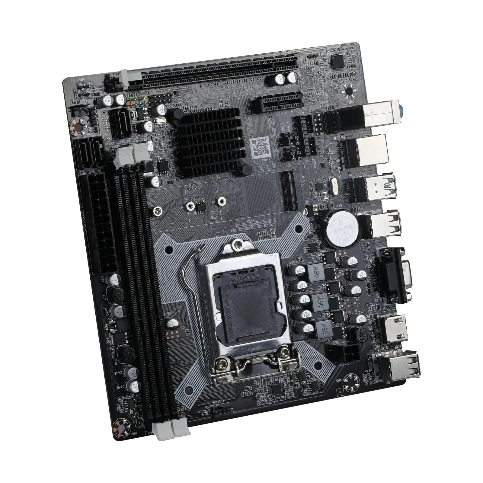 ZX-H81 Motherboard LGA 1150 Support i3 i5 Processor DDR3 RAM H81 Mainboard