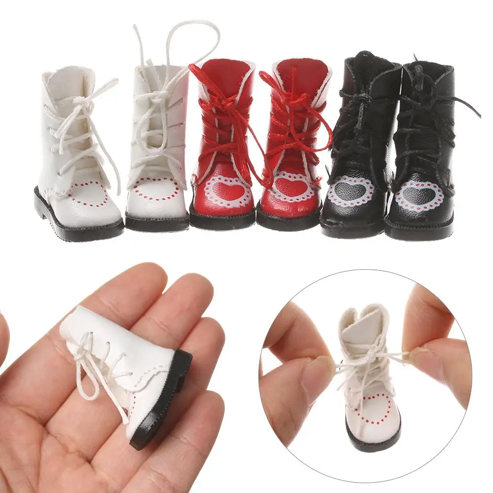 Didiseaon 2 Paia Di Stivaletti In Pelle PU Per Bambole Da 45,7 Cm - Calzature Alla Moda In Miniatura Per Accessori E Giochi Di Ruolo