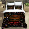 F-Five-Nights At Freddy´s FNAF Bedding Sheet Set King Twin Double Boys Bedding Mircofiber or Polyester Duvet Cover 2