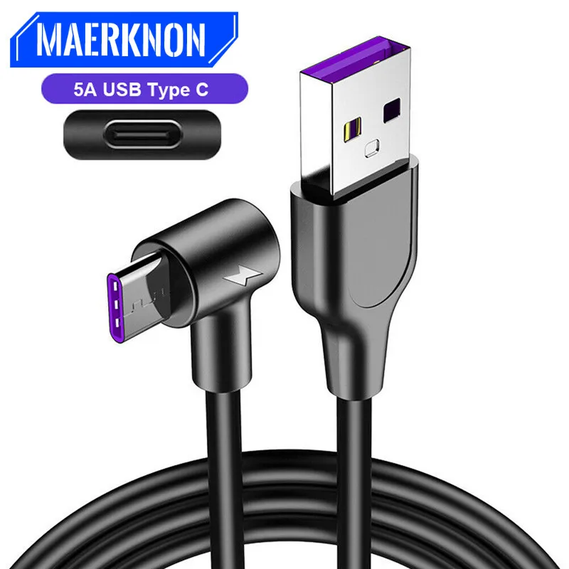 

5A USB Type C Cables 1/2/3m USB-C Super Charging Type-C Cable For Samsung Xiaomi mi 10 Huawei P40 Mobile Phone Accessories Cord