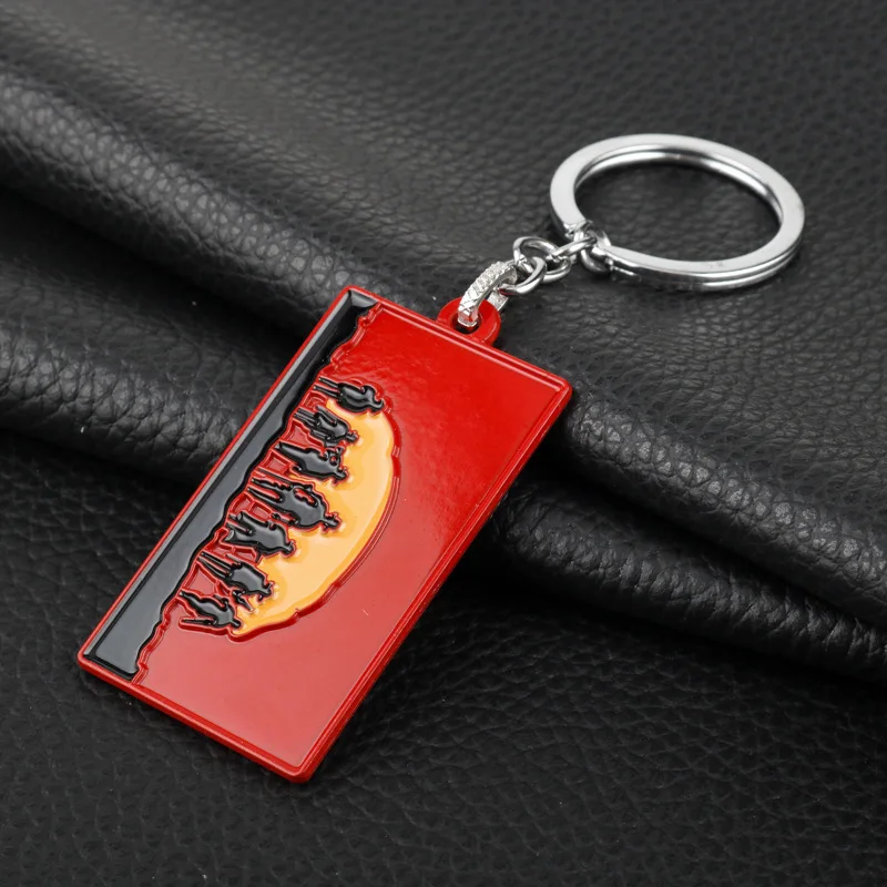 Red Dead Redemption 2 Keychain Pendant Necklace Mini sword keychain,anime keychain pendant