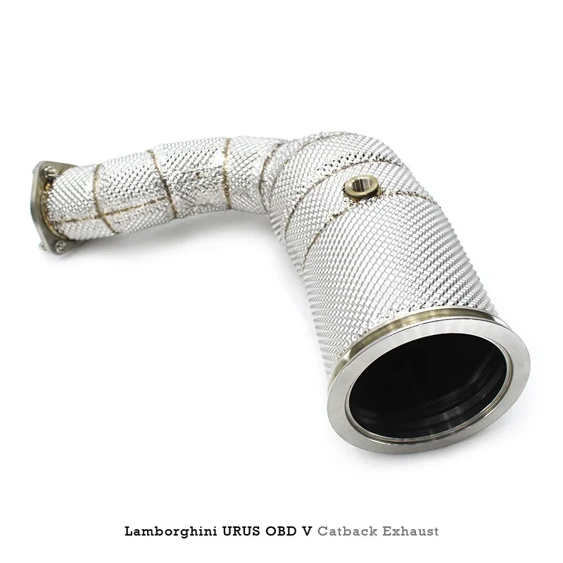 Head Section High flow Pipes branch downpipe Exhaust Pipe with catalyst For Lamborghini URUS 4.0