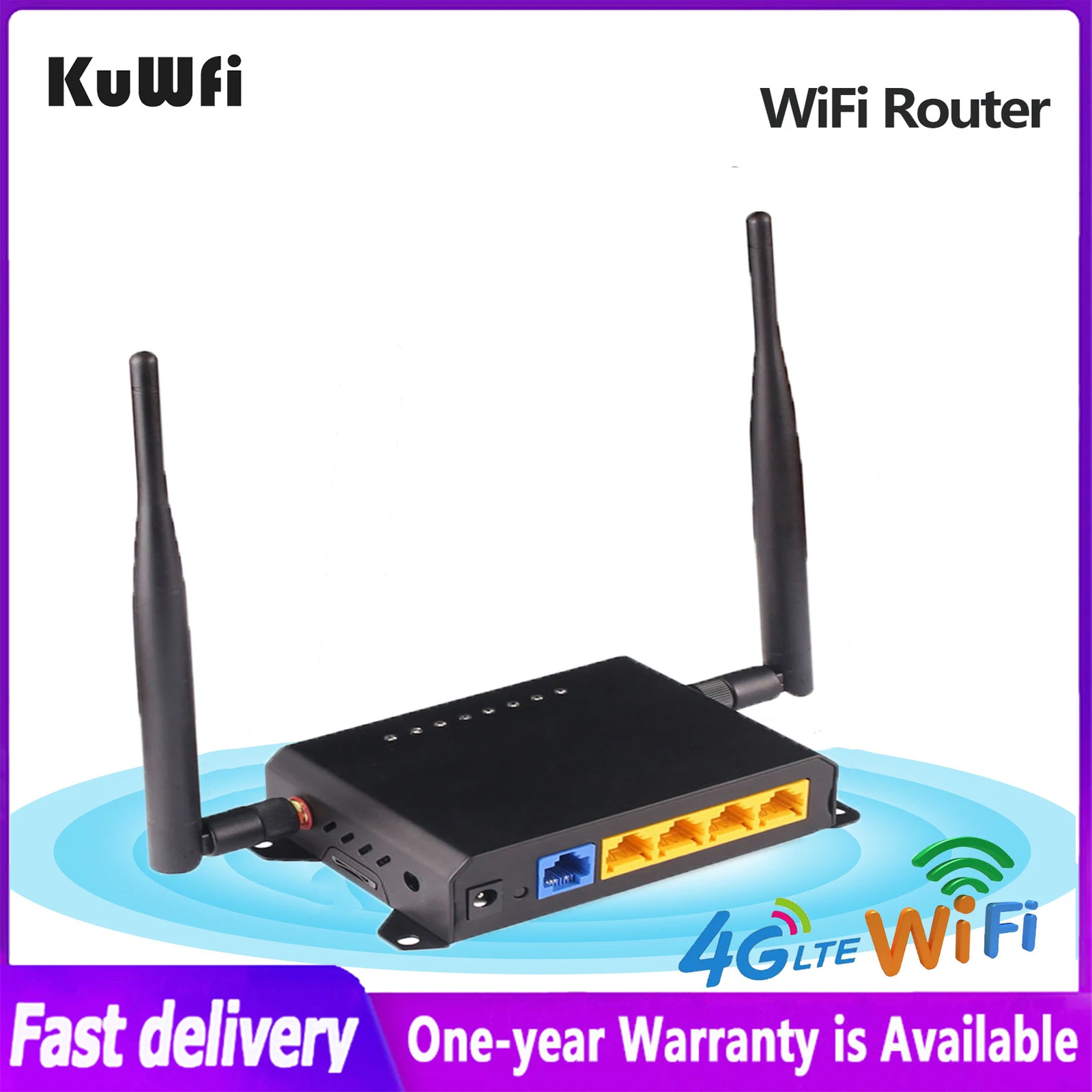 KuWFiNewest300MbpsWirelessRouter24GhzLongRangeWifiRepeater
