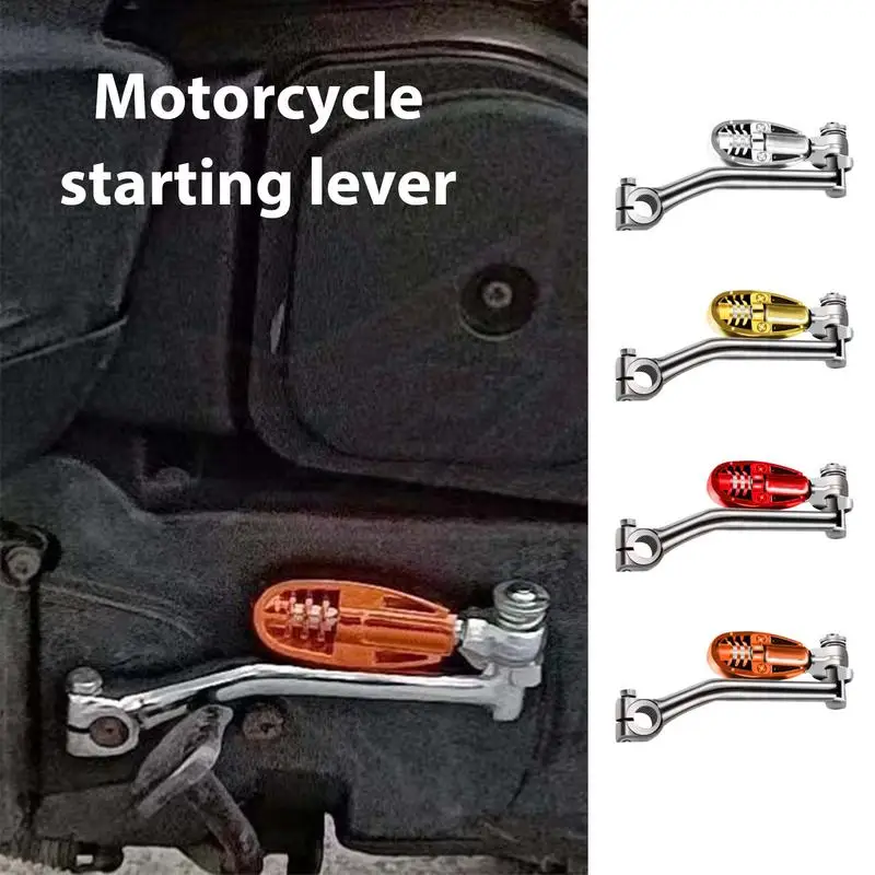 

Аксессуары для мотоцикла стартовый рычаг прямая установка металлический рычаг старта мотоцикла Легкая установка благоприятный подарок
