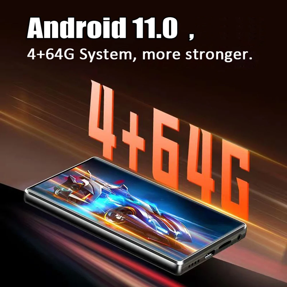 M13 Bluetooth MP3 Player 4-inch Full Touch HD IPS Screen HiFi Lossless Music Player Pocket Android MP3 Player for Walking/Sports