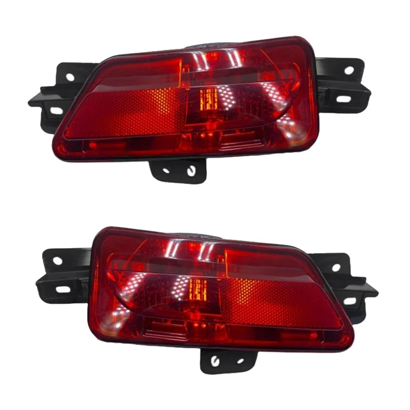 

1Pair Rear Bumper Fog Light 9802345580 9802345680 For Peugeot 408 2010-2014 Rear Bar Reflector Lamp Without Bulbs