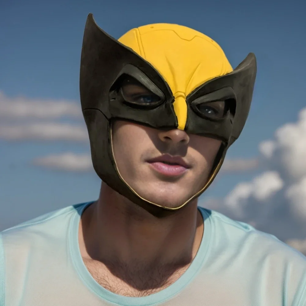 Wolverine mask Latex helmet James Howlett mask movie Cosplay Halloween adult costume prop