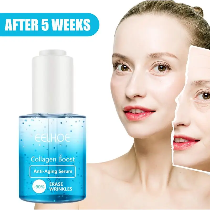 

Collagen Boost Anti-Aging Serum Deeply Soothes Moisturizing Firming Face Skin Care Serum Effective In 5 Weeks Korean Cosmetic