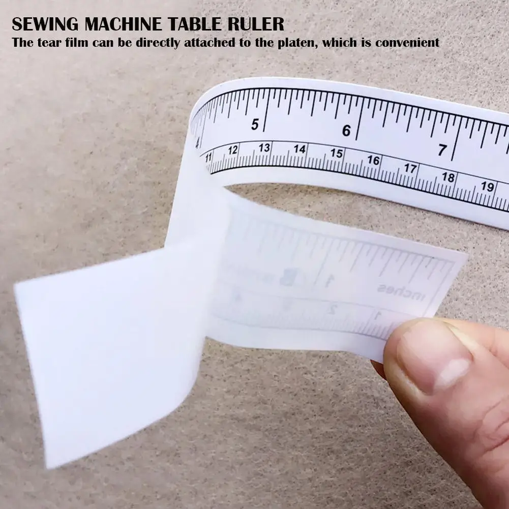 45/90cm Vinyl Metric Measure Soft Ruler Tape DIY Self Adhesive