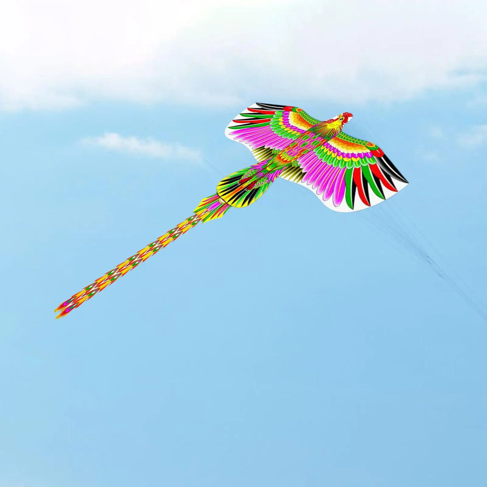 

Большой воздушный змей красочный 2,5-дюймовый спортивный воздушный змей с длинным хвостом для парка, игры на открытом воздухе, газона, семейных вечеринок, пляжа