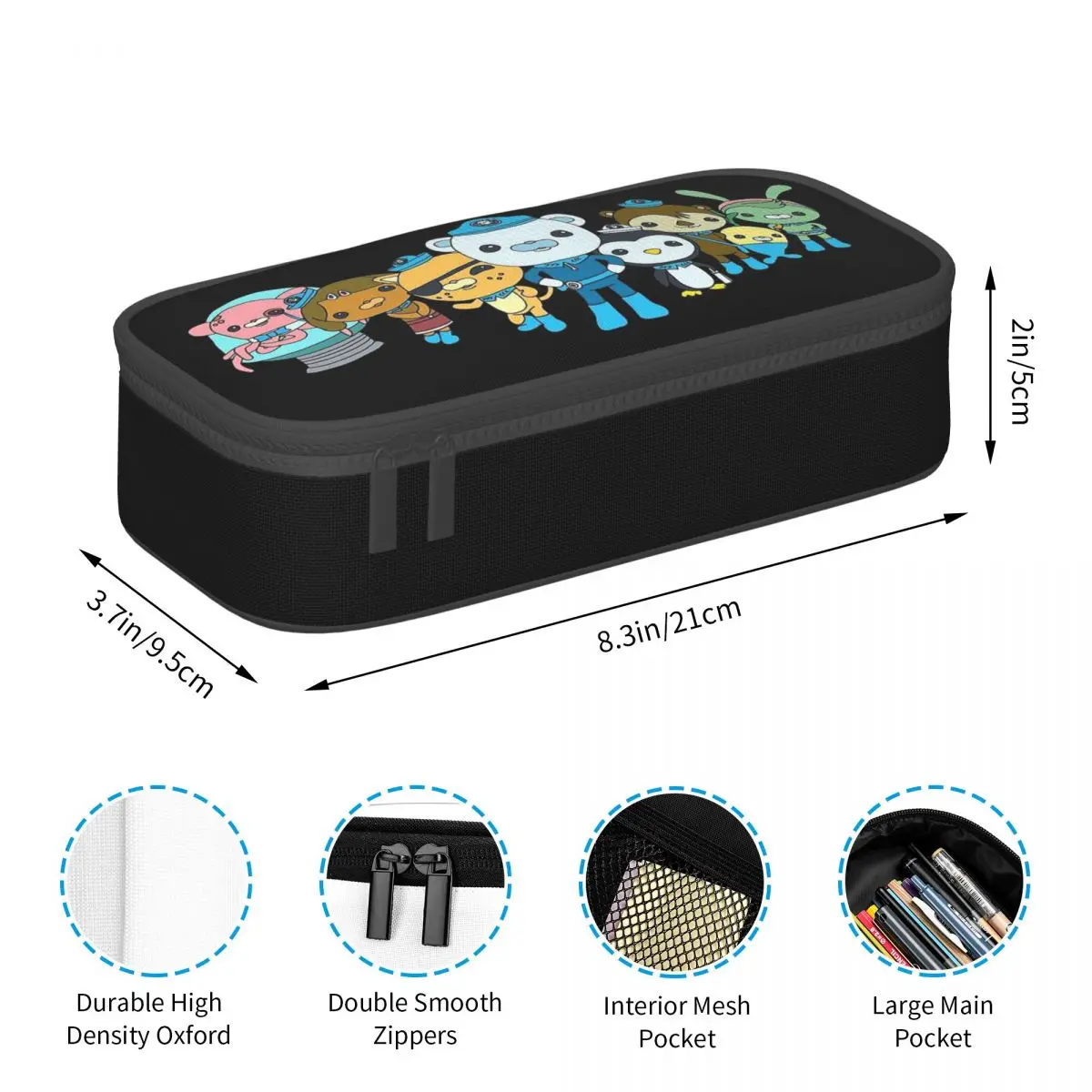 The Octonauts Pencil Cases Large Capacity Pen Bags Pen Box Pencil Pouch Boys Girls Students Stationery School Office