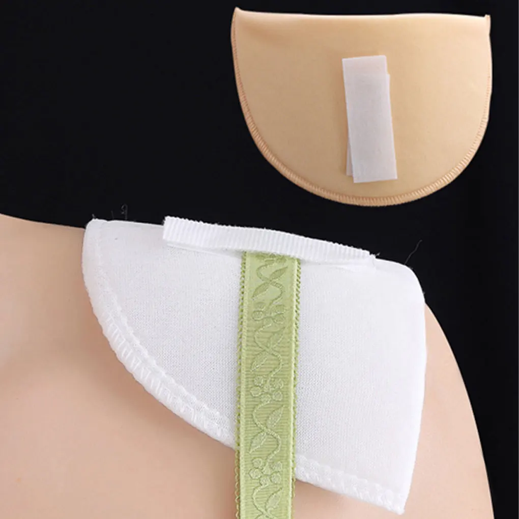 2pairs Soft Sponge Shoulder Pads for Clothes Detachable Assorted Color