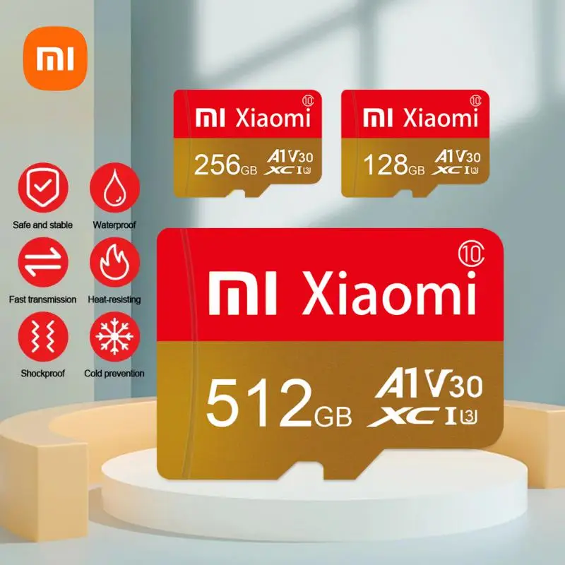 

Xiaomi Original Memory Card 1TB 2TB Mini TF Card A1 V30 High Speed Class10 512GB 128GB For Camera/Phones/Tablets/Gam