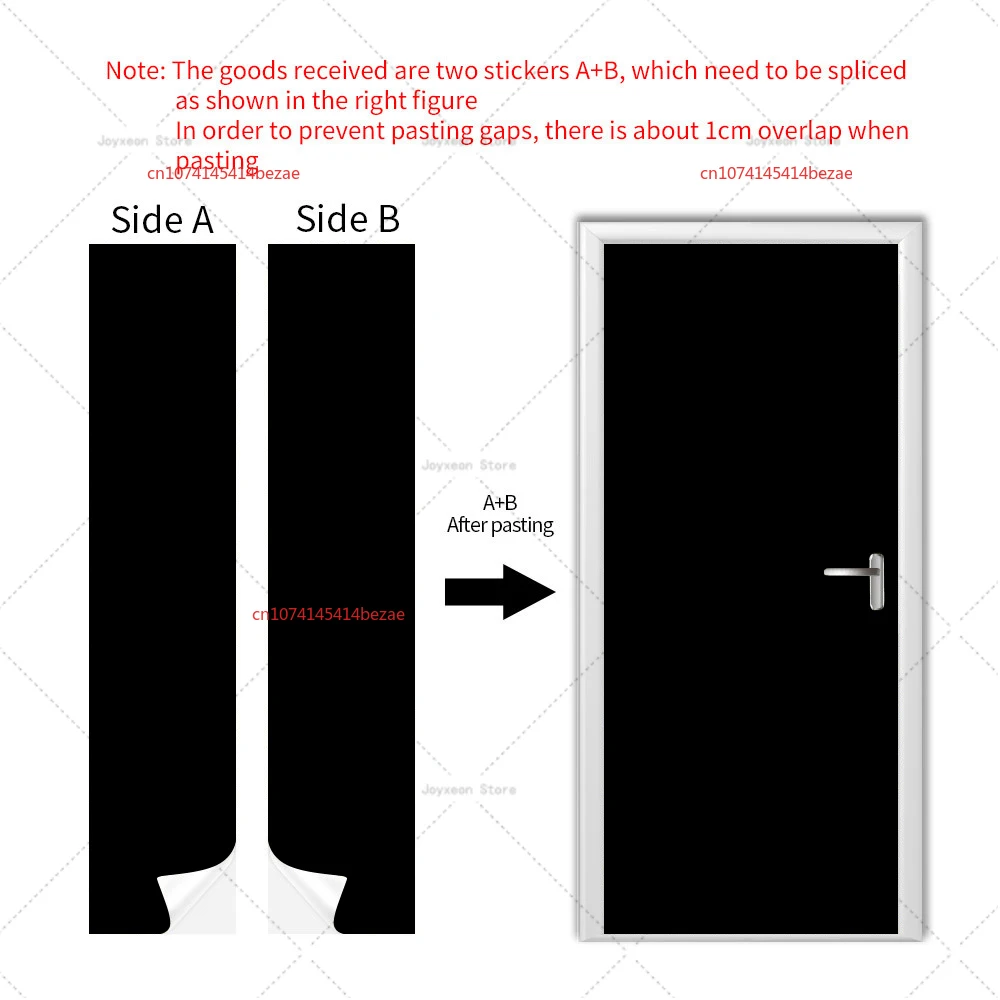 Adesivi Per Porte Interne 3D Porta A Vetri Creativa Soggiorno Camera Da Letto Bagno Carta Da Parati In Autoadesivo Impermeabile Adesivo Per Porte Casa Poster Murale 95 X 215 Cm