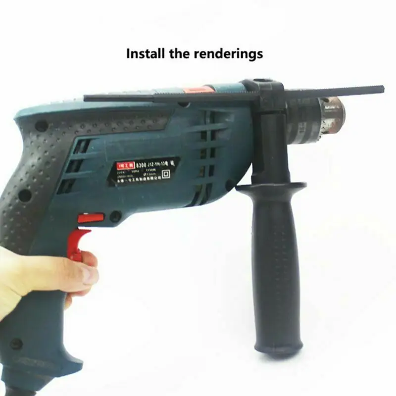 Newest Protable High Quality Handle Black Drill For Electric Drill Grinding Machine Handle Hammer Handle Impact Side