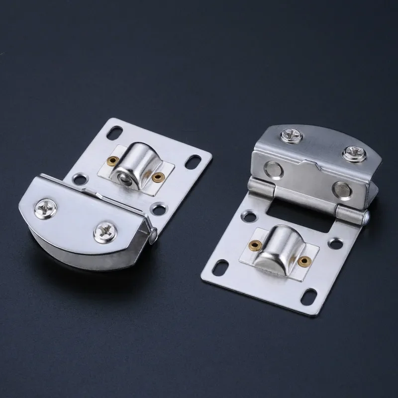 Stainless Steel Hinges Door Hinges Glass Door Hinge Clamps Stainless Steel Wine Cabinet Bread Cabinet Cupboard Gate Clip Door Hinges 5-9mm