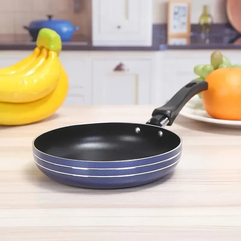 1pc 12cm Mini Frying Pan Non-Stick Steel Frypan Pot Saucepan For Cookware Kitchen Cookware Fry Eggs Tools Frying