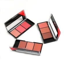 

The Blush Palette Is Easy To Apply Natural Blush Powder for Women's Makeup Natural Blush Long-lasting Color Band Brush