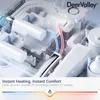 Smart Toilet, Tankless Elongated Electric One Piece Toilet with Smart Bidet, Smart Toilet Bidet Seat 1.28 GPF 6