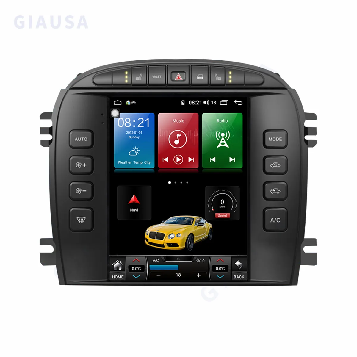 

Tesla Style Carplay Android 12 For Jaguar S-Type 2001-2009 2Din Radio Navigation Multimedia Player Touch Screen Stereo Head Unit