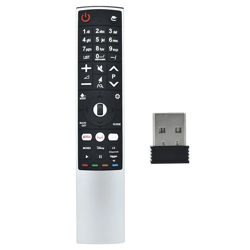 Telecomando Smart Tv Sostitutivo 1Pc Per Lg Mr-700 An-Mr700 An-Mr600 Akb75455601 Oled65G6P-U Con Netflx