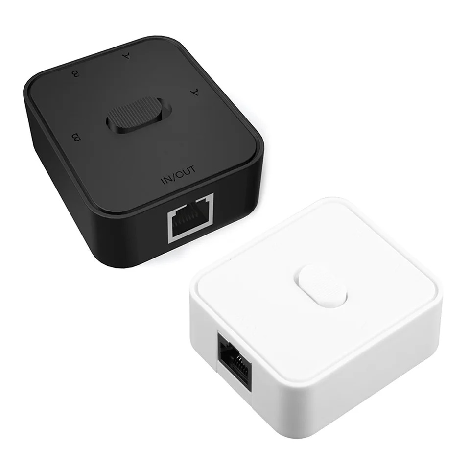 2 Port Gigabit RJ45 Network Switch Selector
