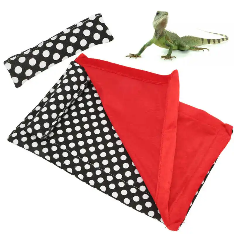 Reptile Sleeping Bag Soft Breathable Detachable Bearded Dragon Bed With
