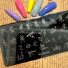 Constellation Elements Nail Stamping Plate Zodiac Nail Art Template Art Constellation Nail Stamp Plate Mouteen-084 1