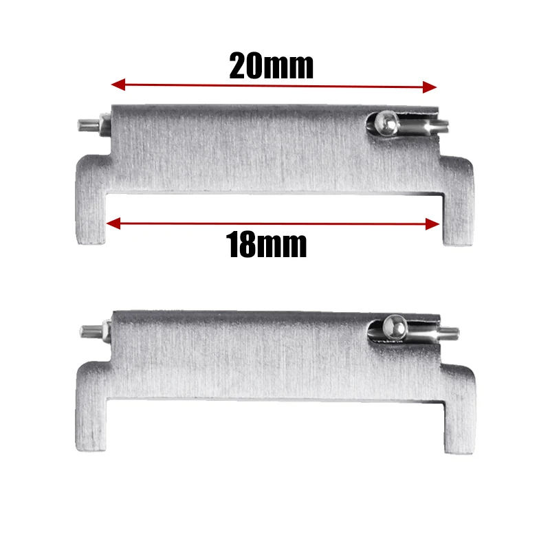 Versatile Quick Release Pin Connectors for Watch Bands - Metal Strap Adapters (1 Pair)