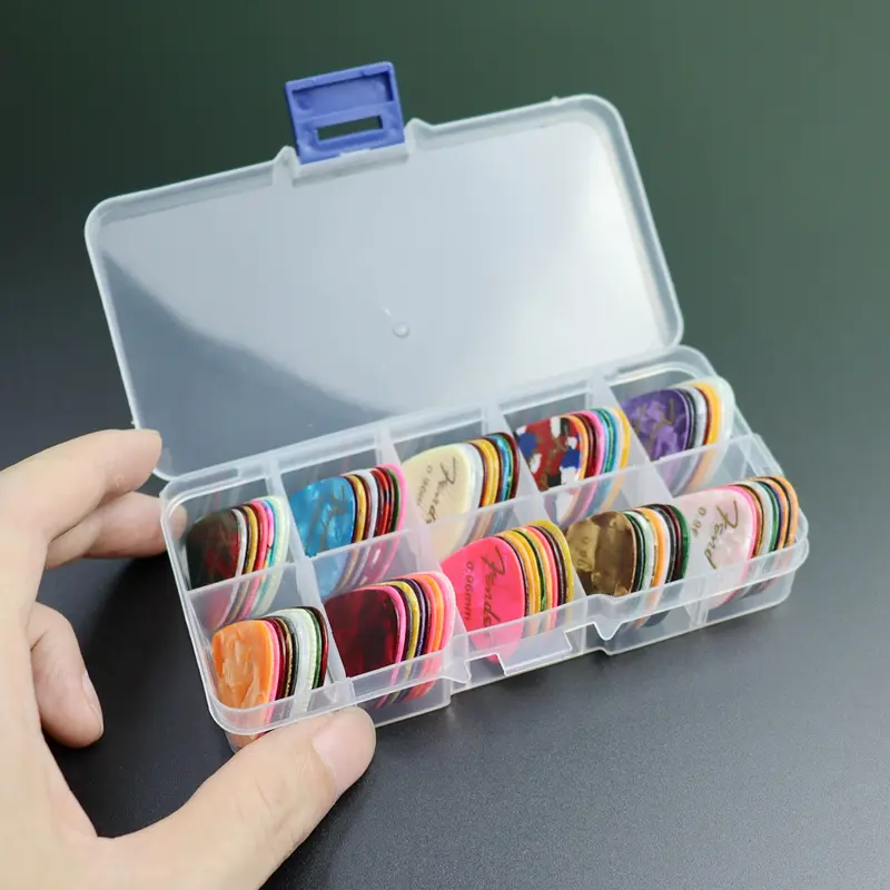 20&50&100 Pcs Acoustic Electric Guitar Picks Plectrum Celluloid Guitar Picks Accessories with Box Thickness 0.46mm-0.96mm - Image 19