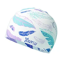 Adults High Elastic Cute Swimming Caps Women Waterproof  Pool Cap Protect Ears Long Hair Large Silicone Bath Hat 1