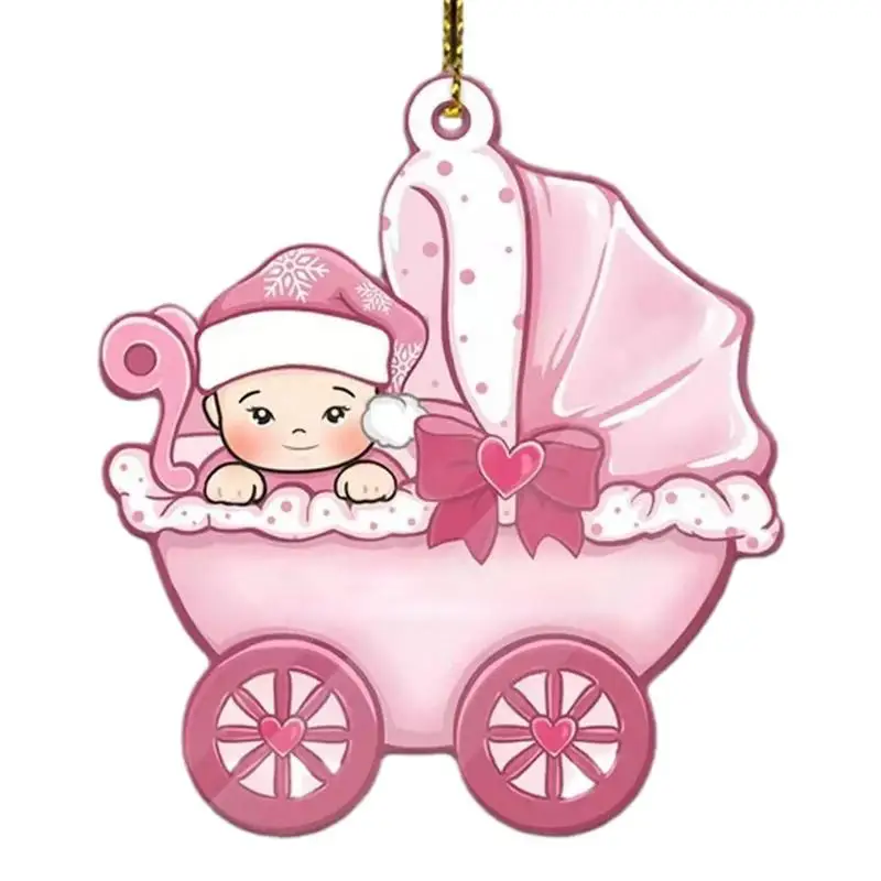 

Деревянные акриловые подвески для детей, празднование Рождества, Акриловые Плоские украшения, комнатные украшения для дверных ручек, стен, полки для полки