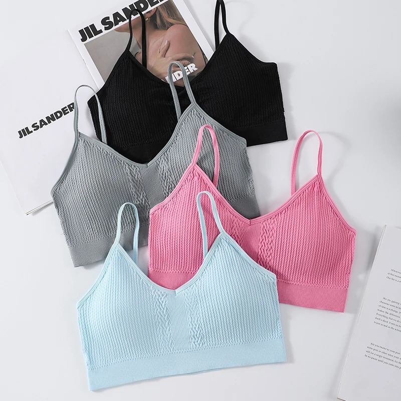 Seamless Bras For Women Wire Free Padded Brassiere Sports Underwear Comfort Bralette Female Crop Top Sexy Lingerie Intimates 1