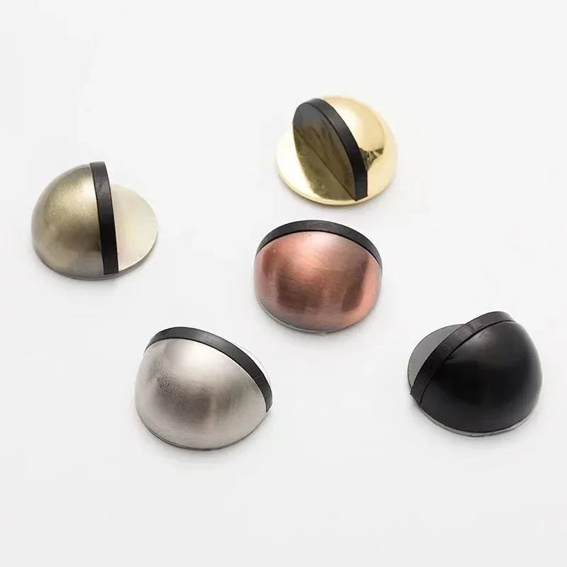 Stainless steel non perforated door bumper anti-collision silicone er door bumper silent floor mounted turtle top limiters door stopper silicone door stopper door stopper bumpers