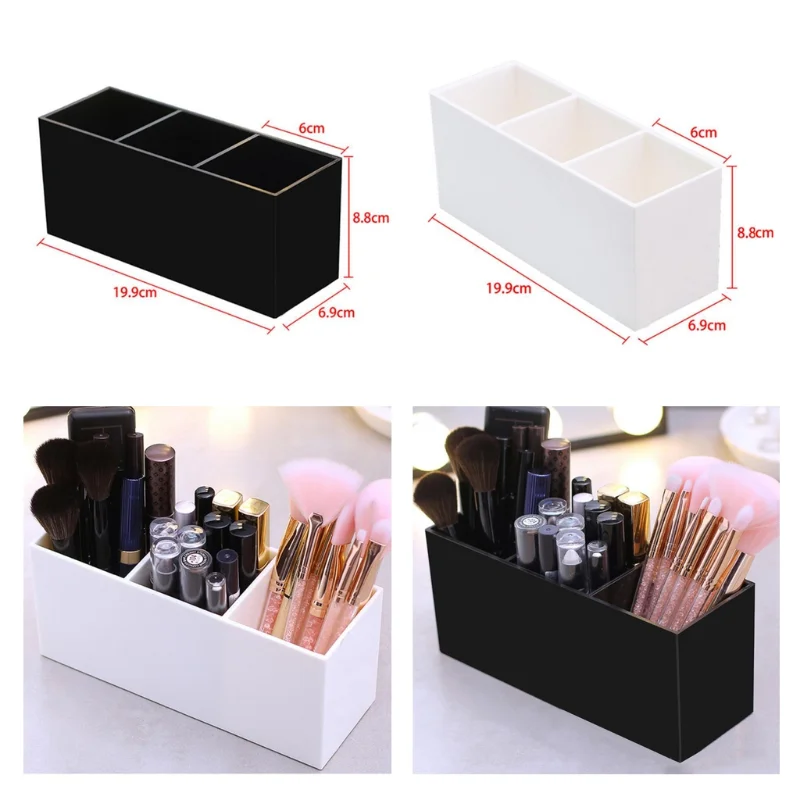 Acrylic Nail Art Brush Holder, Cosmetics Storage Box, Organizer Case, Bag Brushes, Make Up Tools, Home Storage 6
