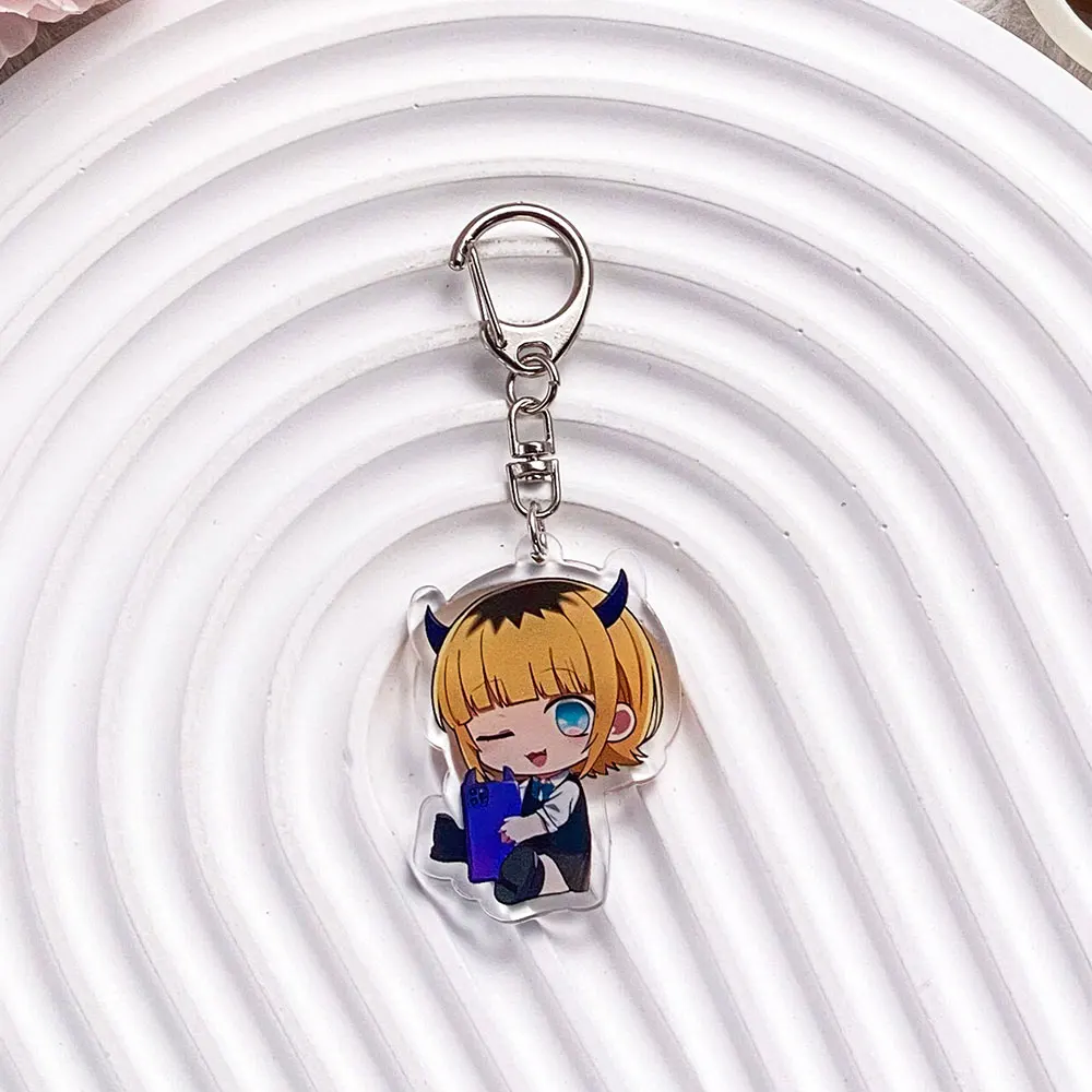 Anime-Inspired Acrylic Keychain Set - Creative Bag Charms & Fun Backpack Pendants (9 Pieces)
