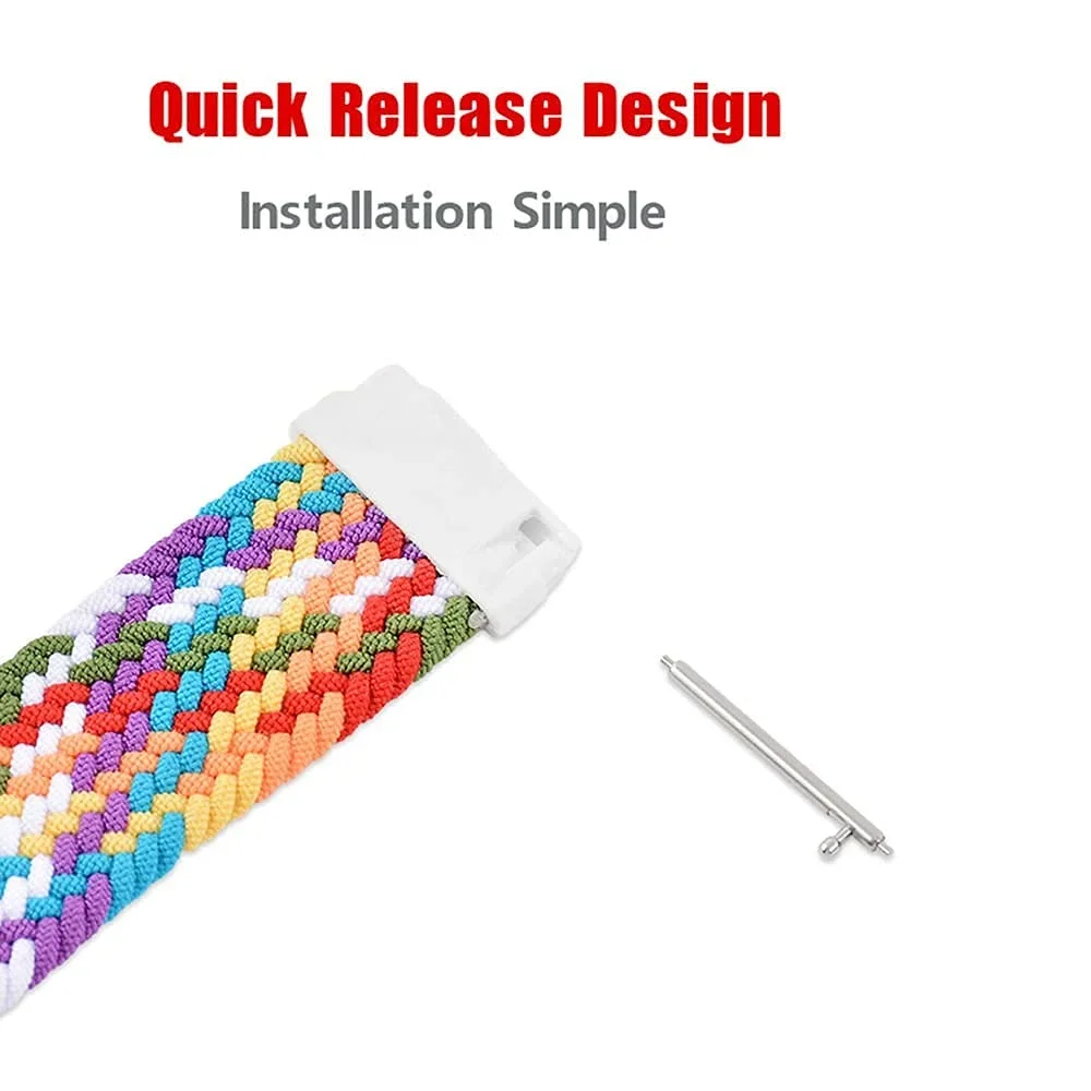 Braided Solo Loop Smartwatch Strap – Elegant and Durable Bracelet Band