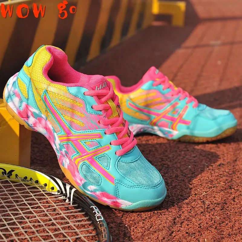 

Volleyball Shoes Unisex Sports Breathable Damping Shoes Women Mesh Wear-resistant Sneakers size 35-45