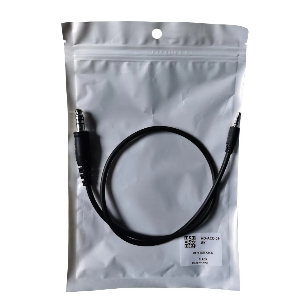 U174 Cable for U94 PCI PTT Adapter Militar Hunting Tactical Headset Walkie Talkie Motorola Kenwood BAOFENG Radio 3.5mm/7.1mm 3